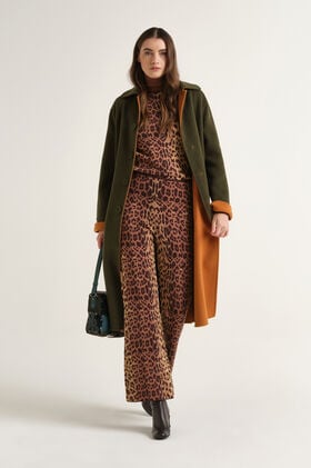 Maliparmi JACQUARD COMFORT TROUSER Brown JH809178219 Maliparmi JACQUARD COMFORT TROUSER Brown JH809178219