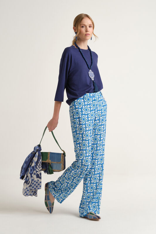 Malìparmi COLOURS OF THE WORLD PULL Bleu Marine JQ511678074