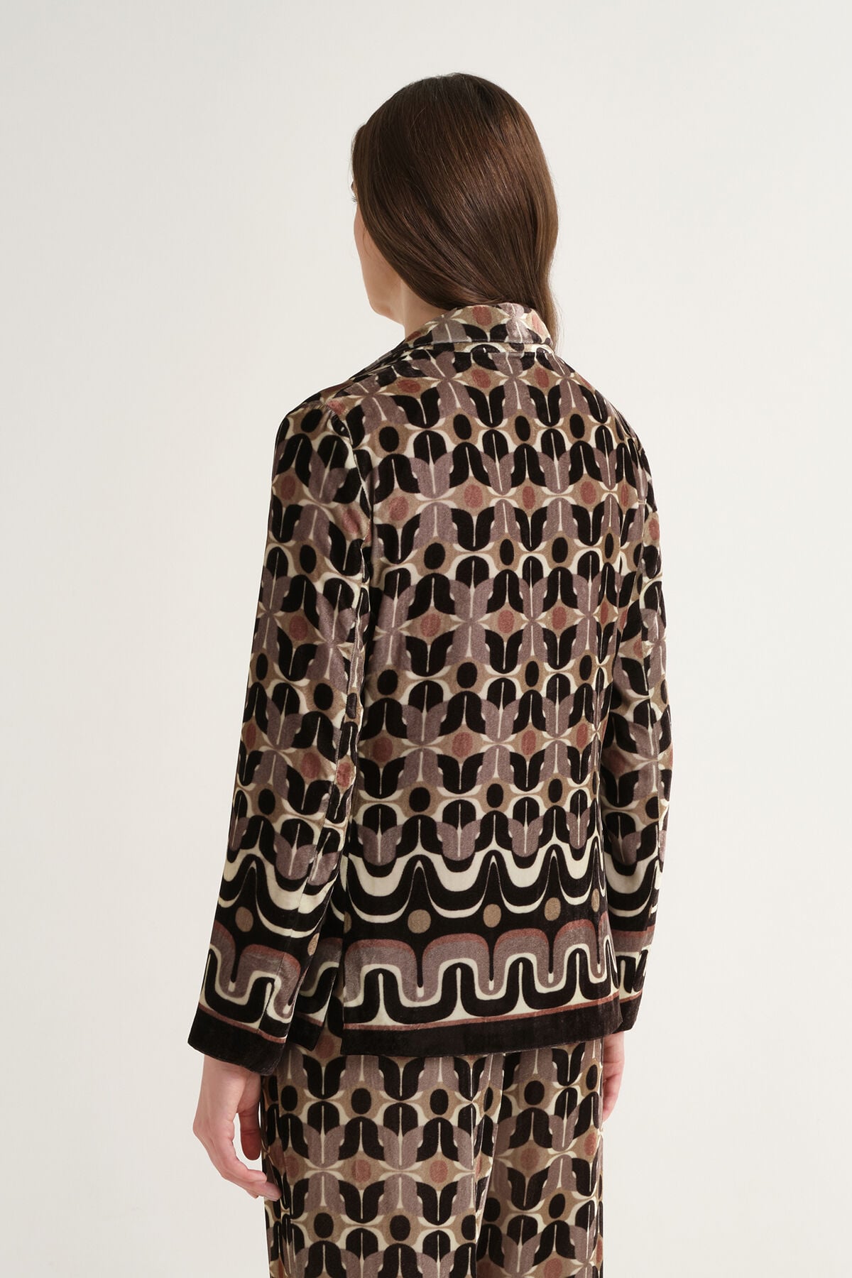 Maliparmi COLLECTION PRINT BLAZER Beige JD649361057 Maliparmi COLLECTION PRINT BLAZER Beige JD649361057