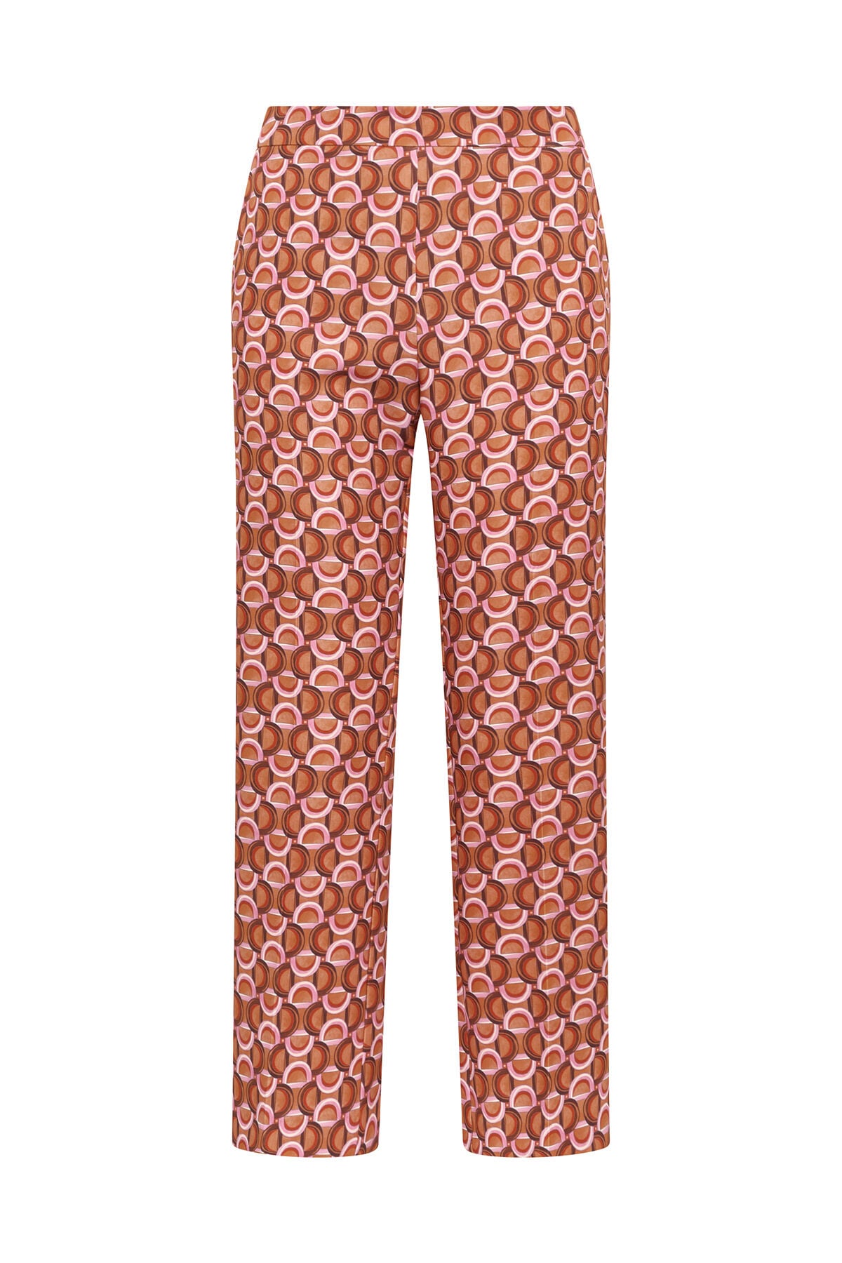 Maliparmi GRAPHIC ORBIT TROUSER Brown JH747950687 Maliparmi GRAPHIC ORBIT TROUSER Brown JH747950687