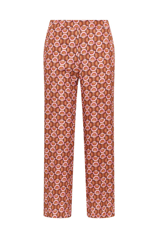 Maliparmi GRAPHIC ORBIT TROUSER Brown JH747950687 Maliparmi GRAPHIC ORBIT TROUSER Brown JH747950687