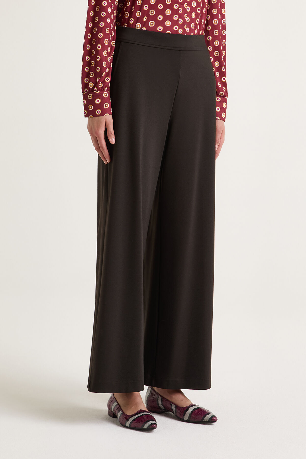 Maliparmi MILANO STITCHING HOSE Dunkelbraun JH805350654