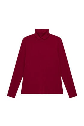 Maliparmi TECNO JERSEY T-SHIRT Bordeaux JK028570226 Maliparmi TECNO JERSEY T-SHIRT Bordeaux JK028570226