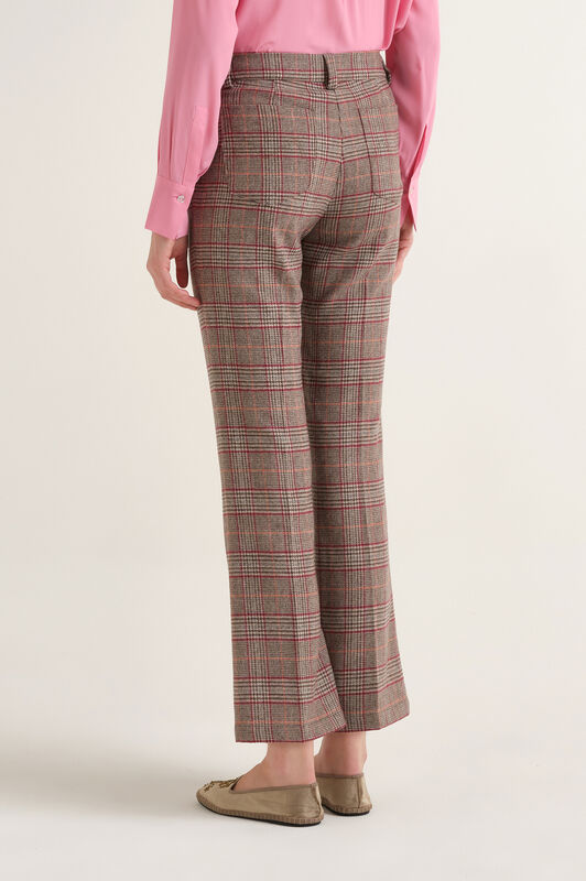 Maliparmi CHROMATIC CHECK PANTALÓN Rosa JH808120299 Maliparmi CHROMATIC CHECK PANTALÓN Rosa JH808120299
