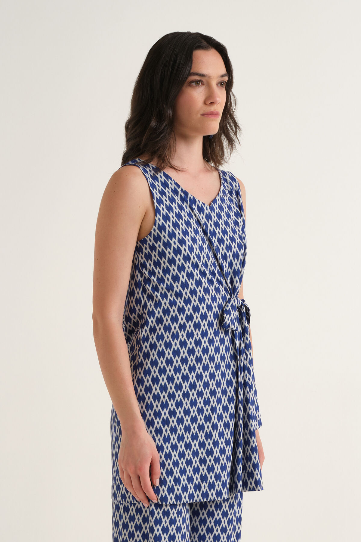 Malìparmi DIAMOND GLOW TOP Blue JP556570674