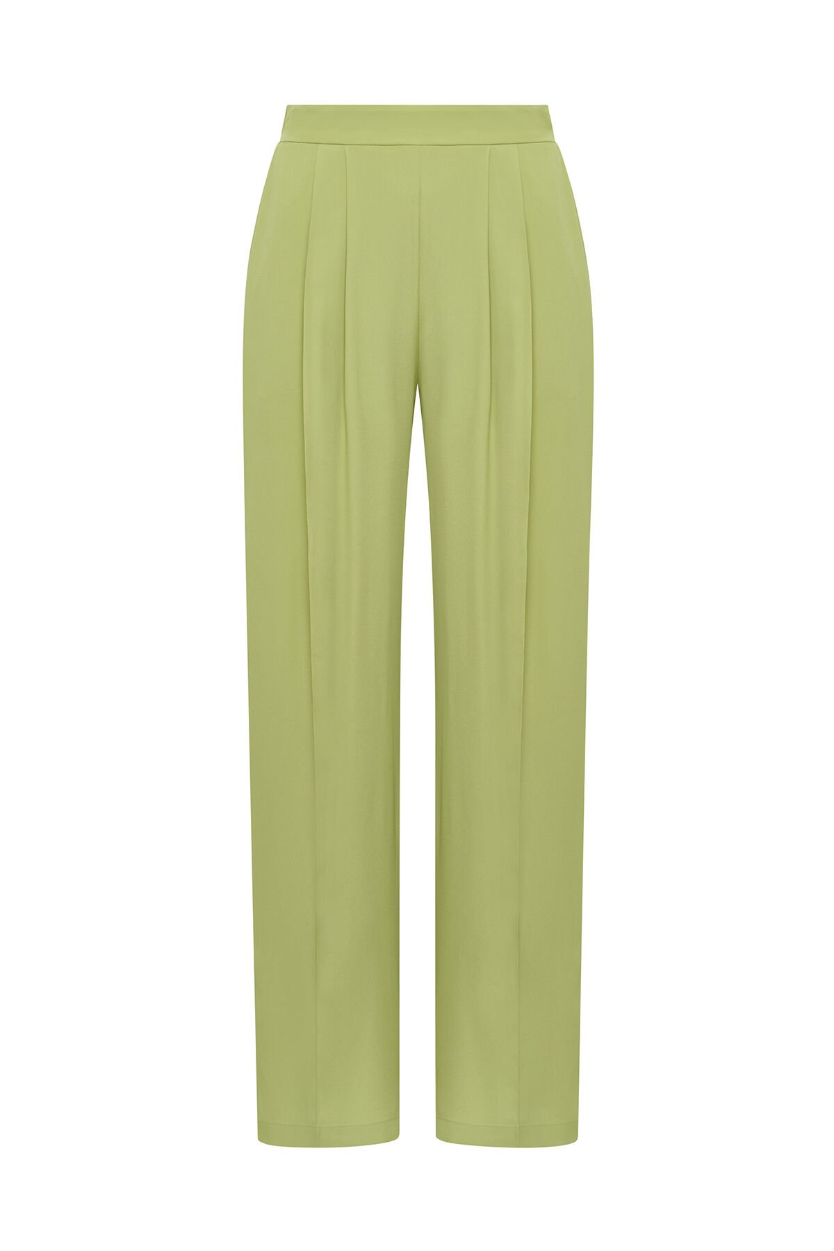 Malìparmi FLUID CREPE TROUSERS Green JH806250672