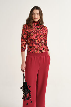 Maliparmi PRINTED KNIT KNIT Red JQ510478200