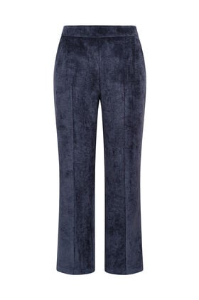 Maliparmi CORDUROY VELVET TROUSER Navy Blue JH747961060 Maliparmi CORDUROY VELVET TROUSER Navy Blue JH747961060