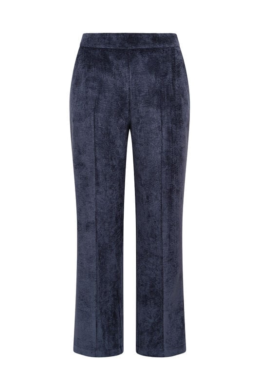 Maliparmi CORDUROY VELVET TROUSER Navy Blue JH747961060 Maliparmi CORDUROY VELVET TROUSER Navy Blue JH747961060
