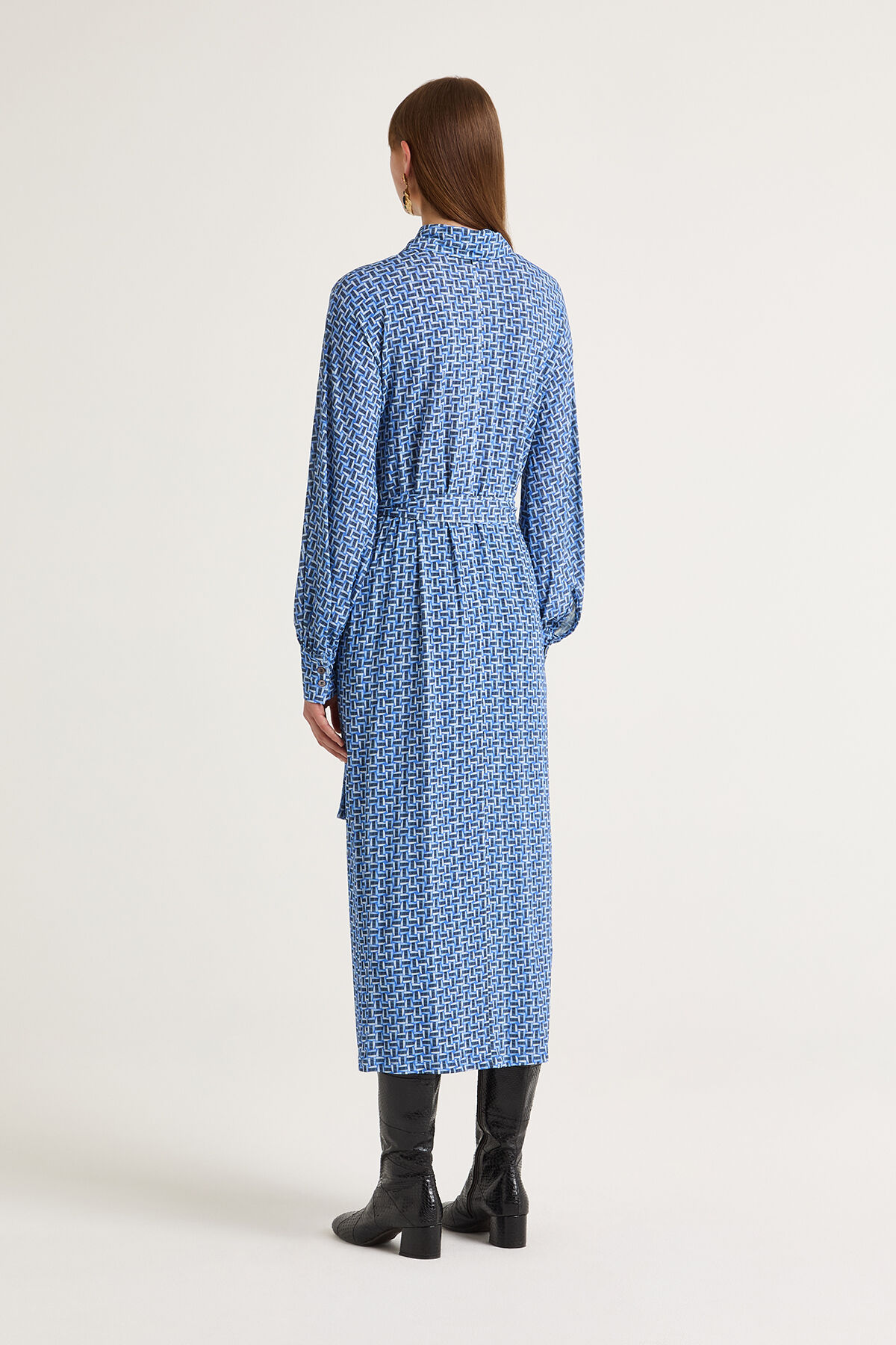 Maliparmi MALI STONES JERSEY DRESS Blue JF669170656