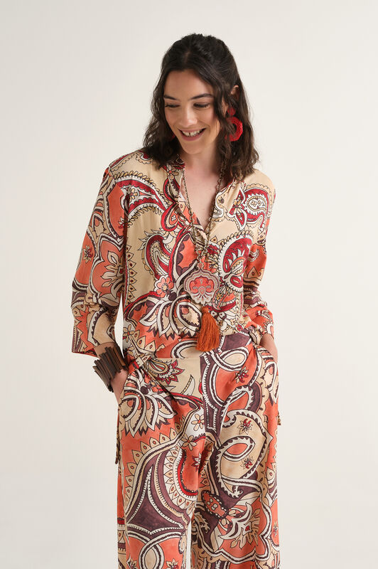 Malìparmi HIPPIE LOTUS CAFTÁN Salmón JM557570671