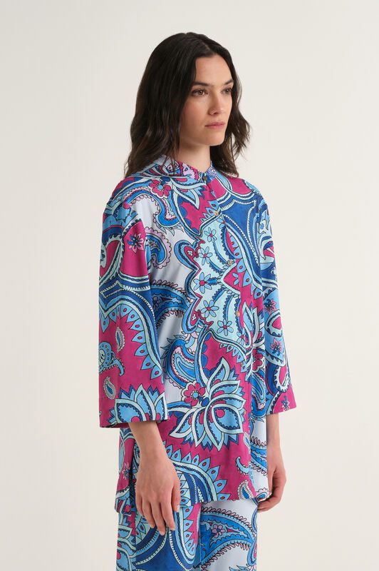 Malìparmi HIPPIE LOTUS KAFTAN Light Blue JM557570671