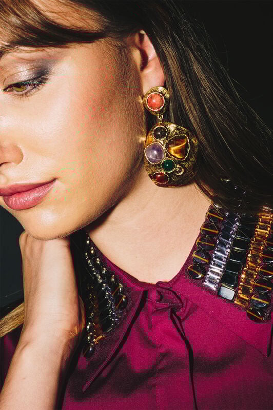 Maliparmi SPARKLE POPELINE SHIRT Must JM556415214 Maliparmi SPARKLE POPELINE SHIRT Must JM556415214