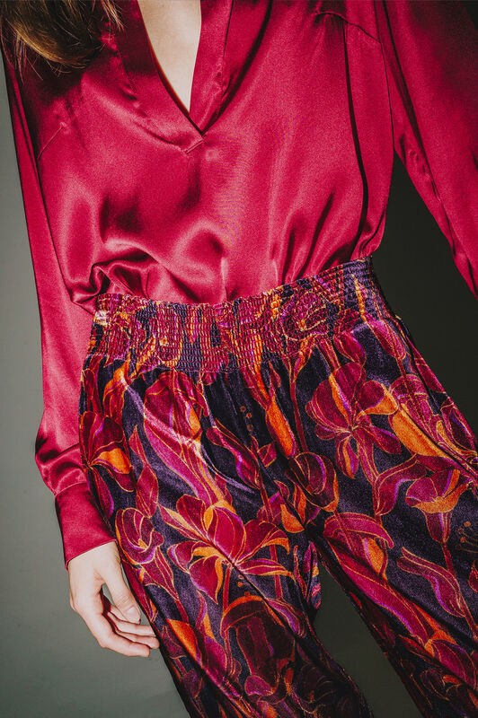 Maliparmi LILY'S BALLET TROUSERS Bordeaux JH803561052