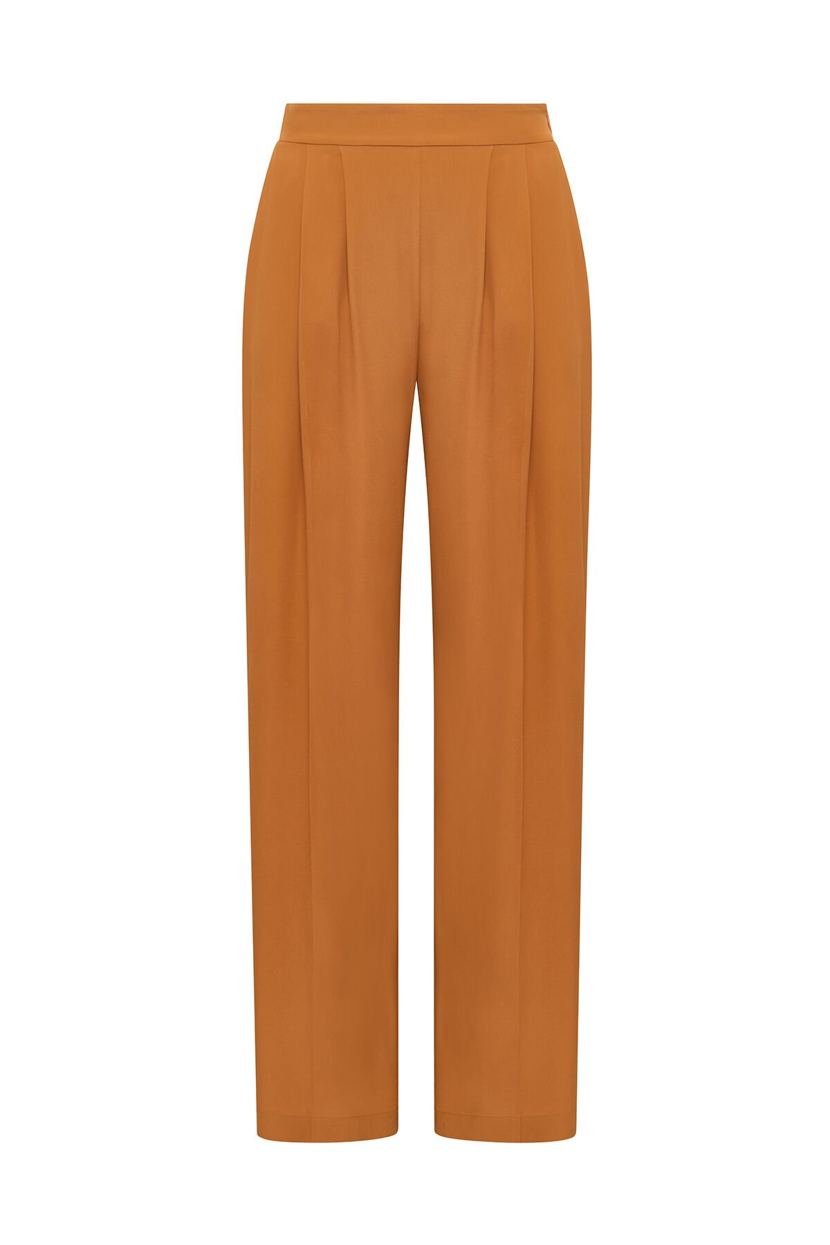 Malìparmi FLUID CREPE TROUSERS Amber JH806250672
