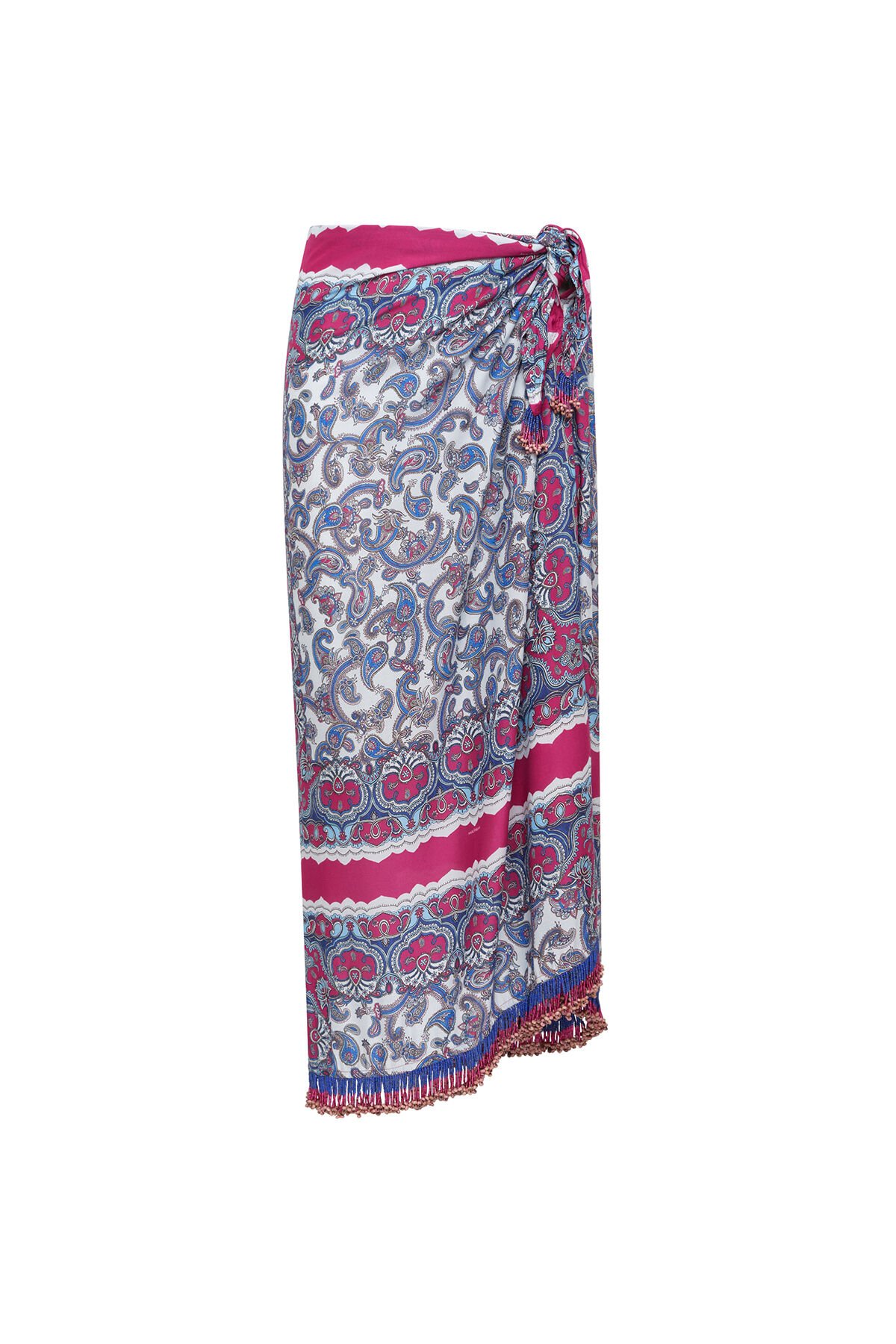 Malìparmi SUNSET PAISLEY SKIRT Light Blue JG666550662