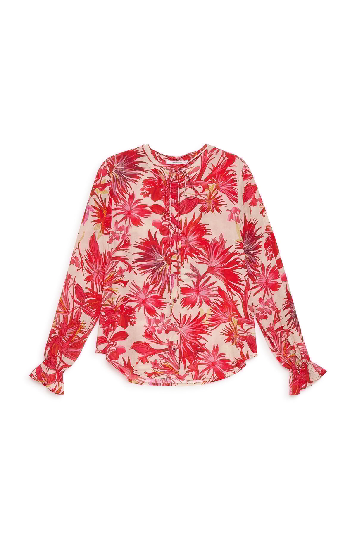 Malìparmi BOTANICAL JUNGLE SHIRT Red JM558350663 Malìparmi BOTANICAL JUNGLE SHIRT Red JM558350663
