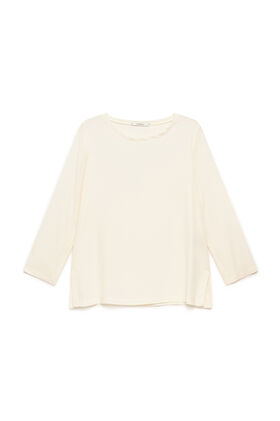 Maliparmi FLUID CREPE SHIRT Off White JM406050672
