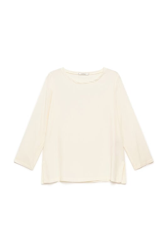 Maliparmi FLUID CREPE SHIRT Off White JM406050672 Maliparmi FLUID CREPE SHIRT Off White JM406050672