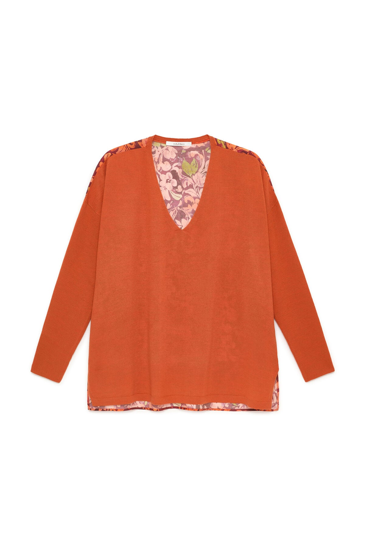 Maliparmi NEW MERINOS BLEND KNIT Rust JQ512778199 Maliparmi NEW MERINOS BLEND KNIT Rust JQ512778199