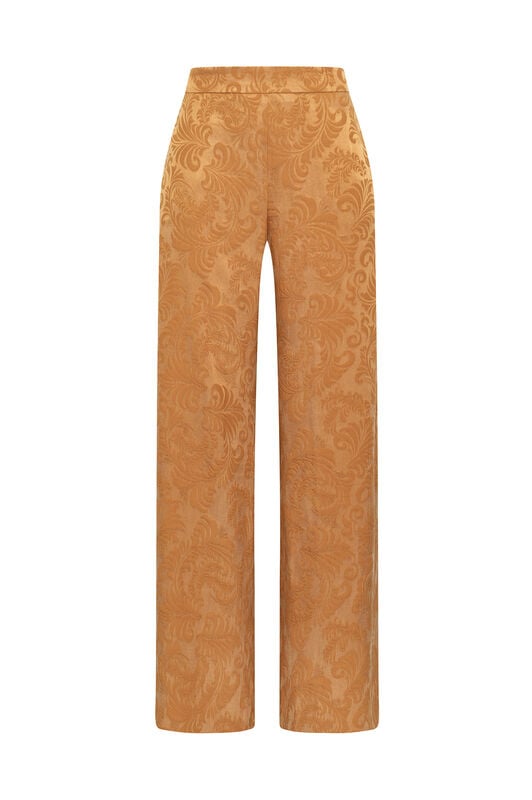 Maliparmi DAMASK JACQUARD TROUSER Amber JH805350684 Maliparmi DAMASK JACQUARD TROUSER Amber JH805350684