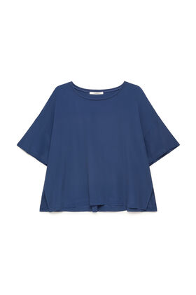 Malìparmi CAMICIA FLUID CREPE NavyBlue JM440050672
