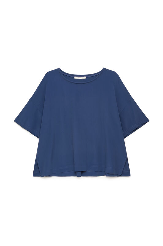 Malìparmi FLUID CREPE SHIRT NavyBlue JM440050672