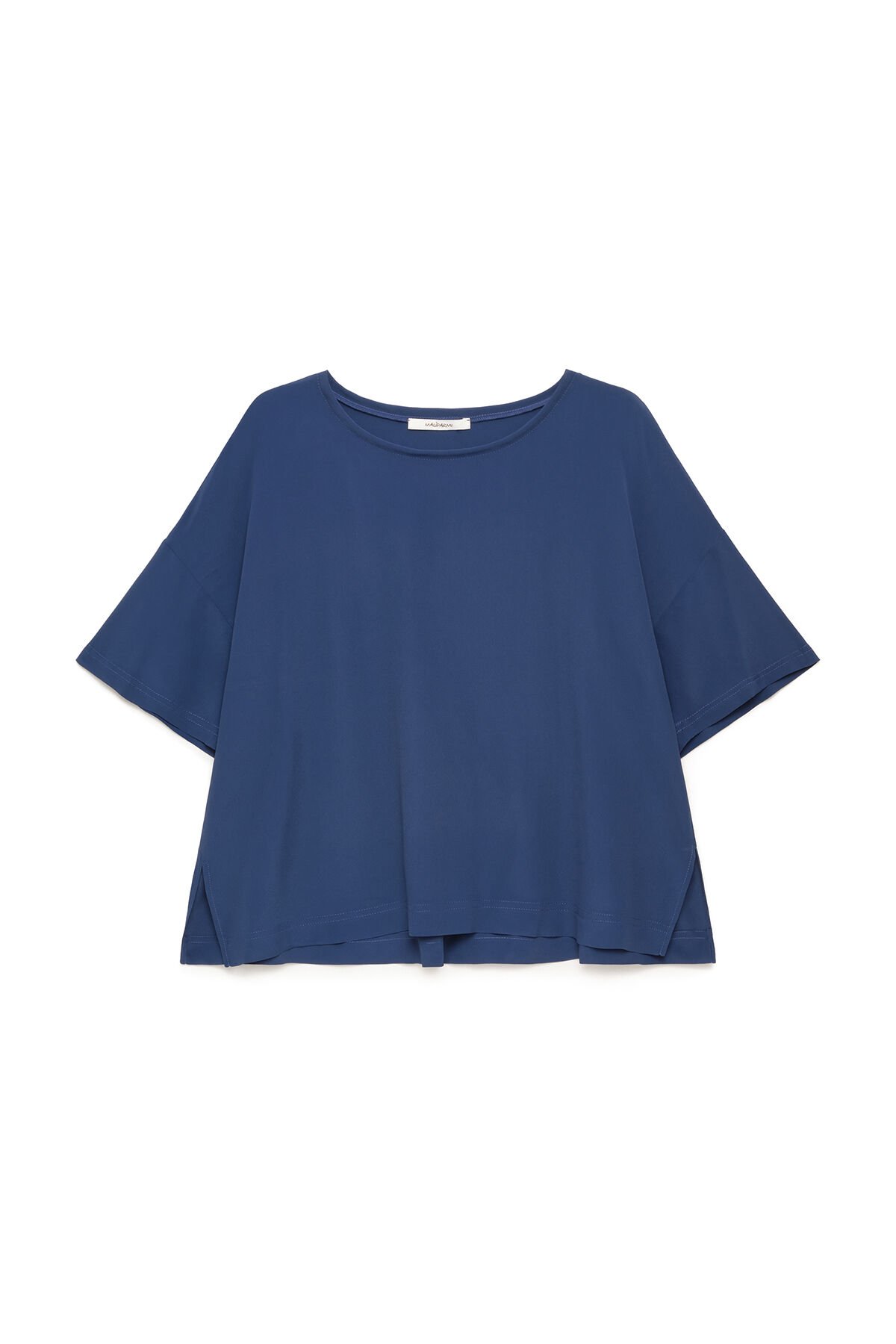 Malìparmi FLUID CREPE SHIRT NavyBlue JM440050672