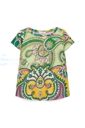 Malìparmi SUMMER NOMADE PRINTS T-SHIRT Green JK029570673