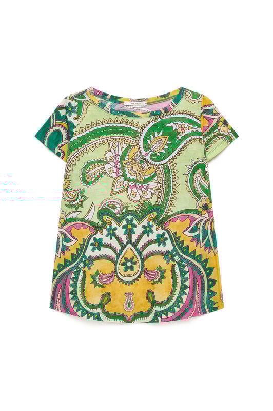 Malìparmi SUMMER NOMADE PRINTS T-SHIRT Green JK029570673