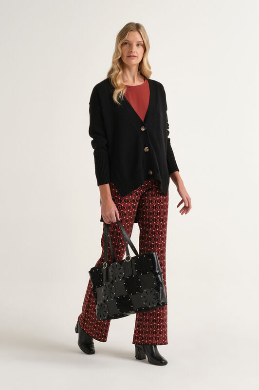 Maliparmi CARDIGAN CASHMERE MERINOS Nero JN371674315 Maliparmi CARDIGAN CASHMERE MERINOS Nero JN371674315