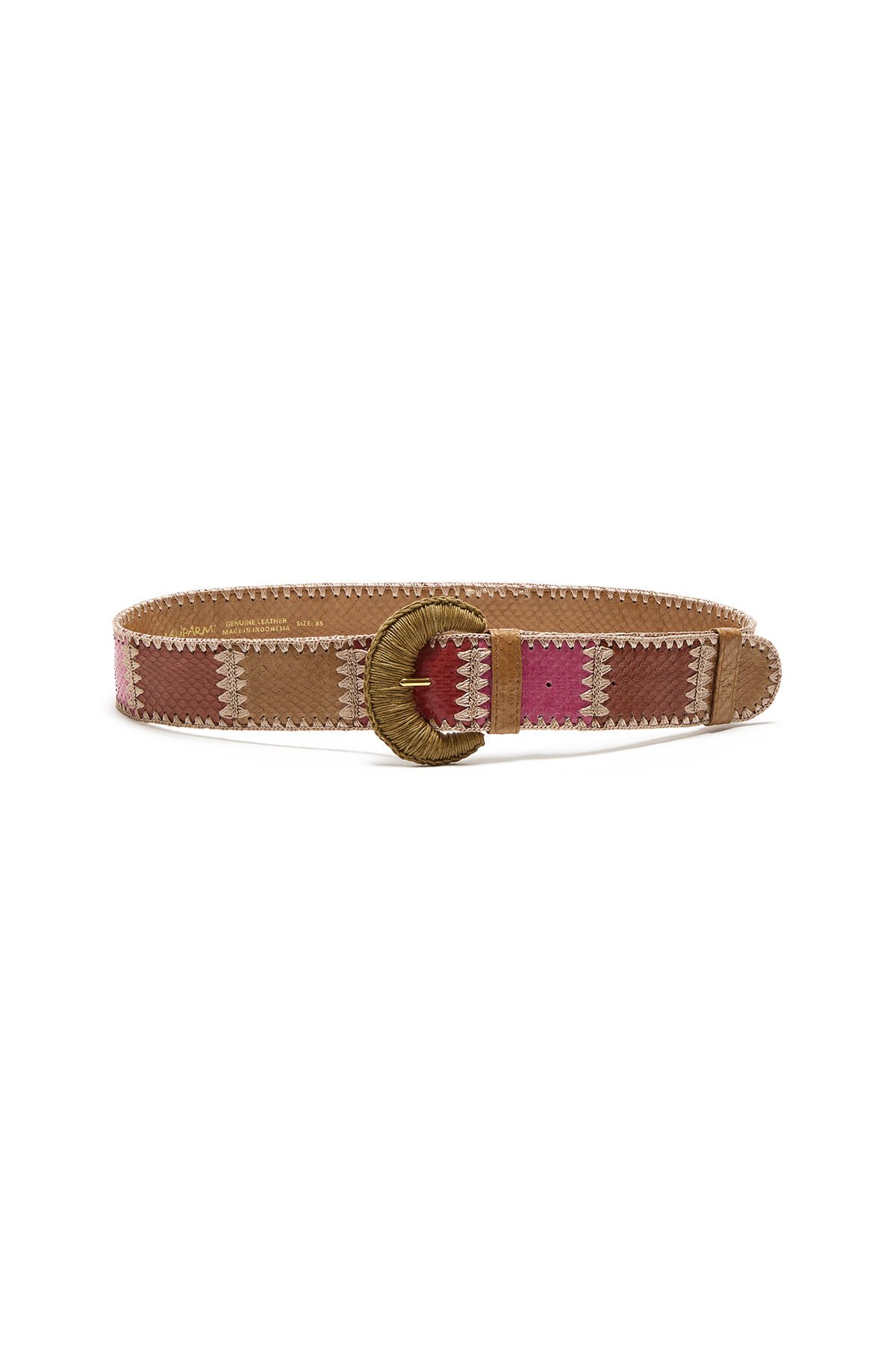 Malìparmi PATCHWORK THREAD BELT Pink CM007901563 Malìparmi PATCHWORK THREAD BELT Pink CM007901563