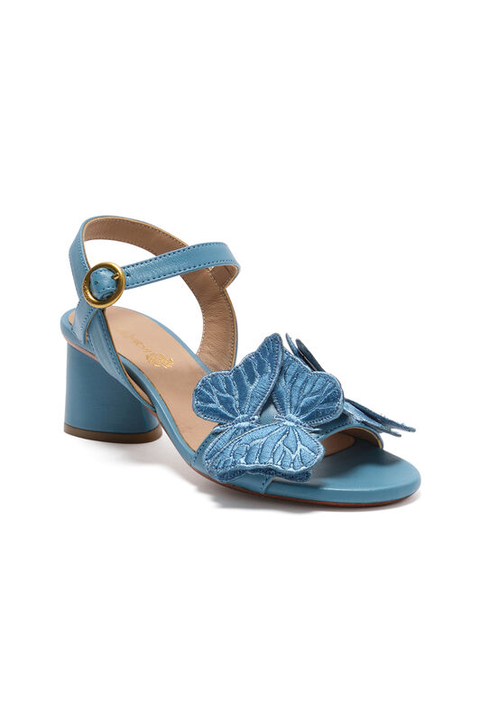 Malìparmi CHIC BUTTERFLY SANDAL Light Blue SA097407236 Malìparmi CHIC BUTTERFLY SANDAL Light Blue SA097407236
