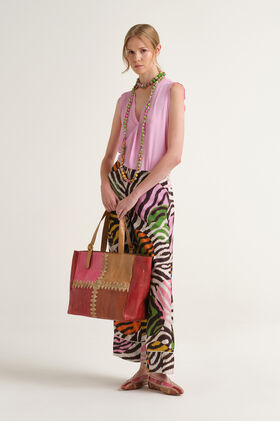 Malìparmi FLUID CREPE TOP Zartrosa JP554050672