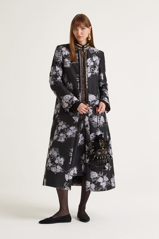 Maliparmi CAPPOTTO INDIAN PRINCESS Nero JB538650647