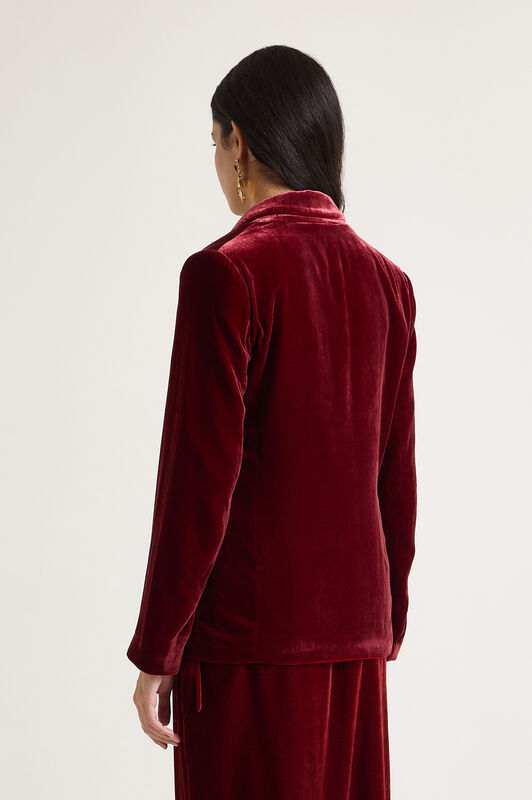 Maliparmi FLUID VELVET JACKET Rust JD643561026