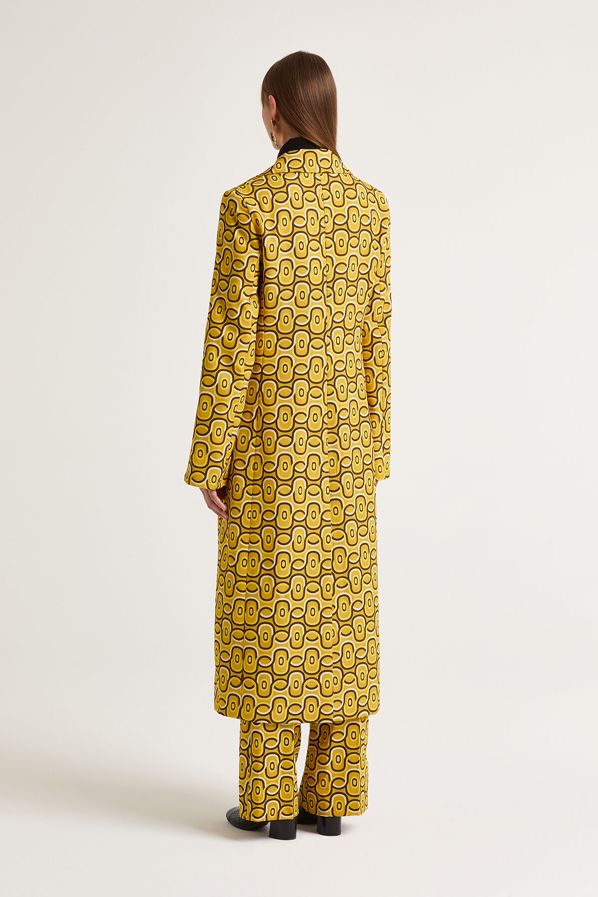 Maliparmi ROLLING CHAIN OVERCOAT Yellow JB538560169