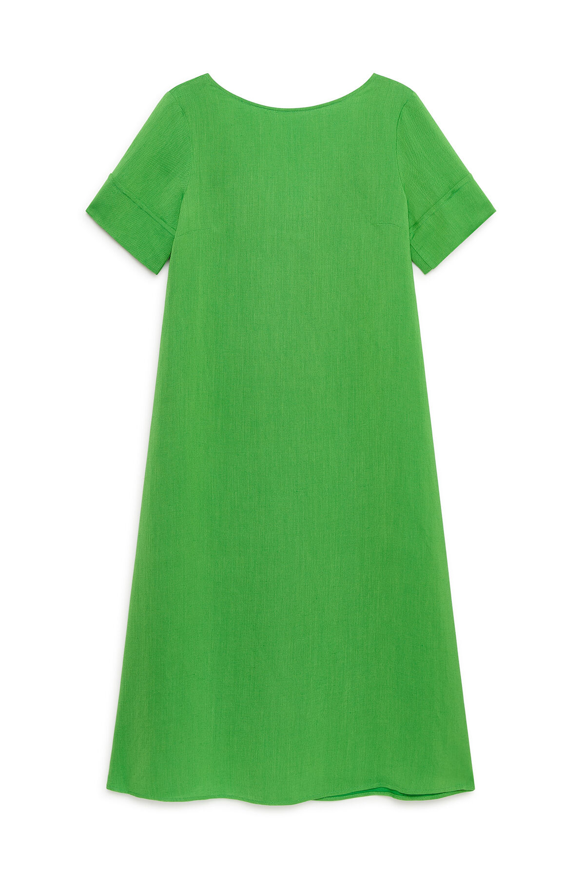 Malìparmi TIMELESS LINEN DRESS Grass Green JF670940106