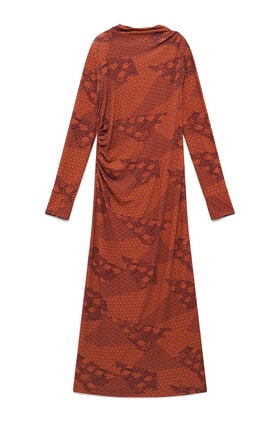 Maliparmi MOSAIC KIMONO DRESS Red JF680870679