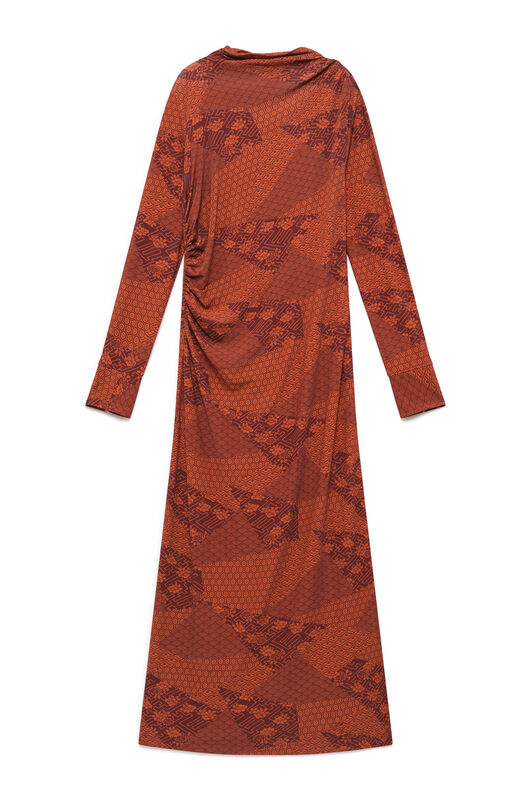 Maliparmi MOSAIC KIMONO DRESS Red JF680870679 Maliparmi MOSAIC KIMONO DRESS Red JF680870679