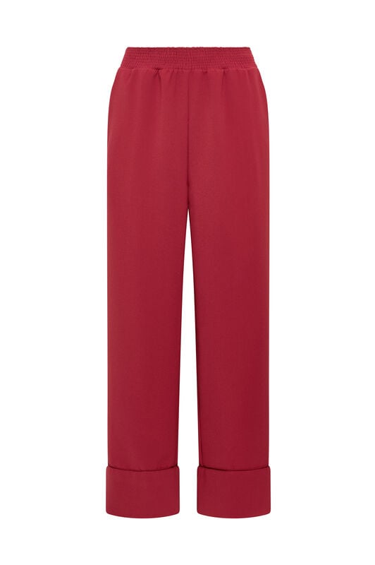 Maliparmi SABLÉ CREPE TROUSER Crimson JH807950166 Maliparmi SABLÉ CREPE TROUSER Crimson JH807950166