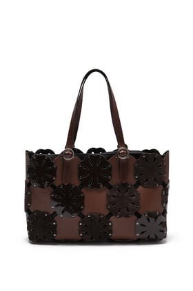 Maliparmi LEATHER BLOOM CABAS FLEUR Marron BH031001574