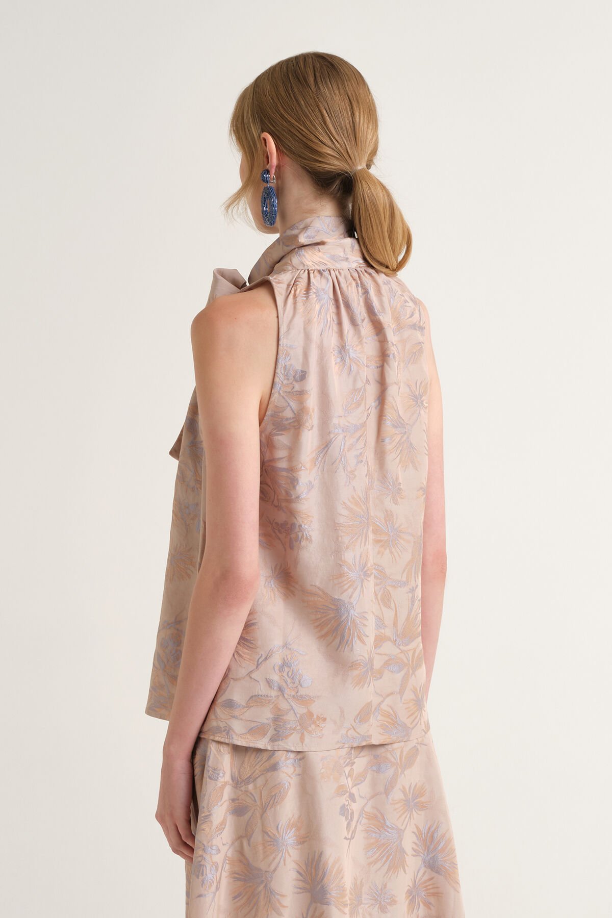 Malìparmi BREEZE D'ÉTÉ TOP Beige JP555850670 Malìparmi BREEZE D'ÉTÉ TOP Beige JP555850670