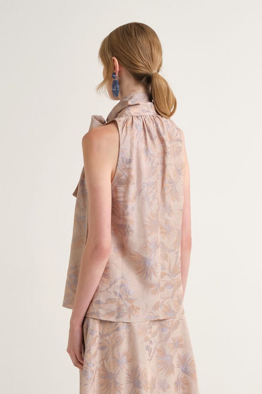 Malìparmi BREEZE D'ÉTÉ TOP Beige JP555850670 Malìparmi BREEZE D'ÉTÉ TOP Beige JP555850670