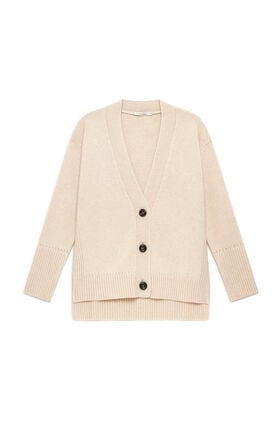 Maliparmi CASHMERE MERINOS CARDIGAN Dew White JN371674315