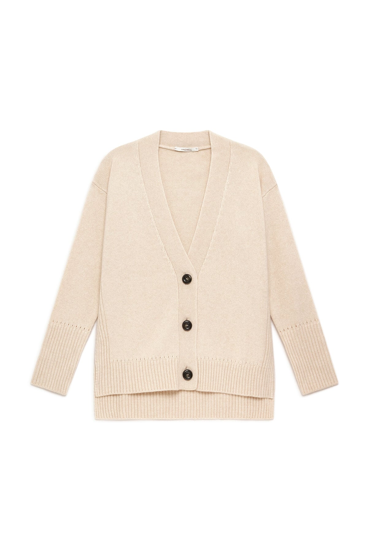 Maliparmi CASHMERE MERINOS CARDIGAN Dew White JN371674315 Maliparmi CASHMERE MERINOS CARDIGAN Dew White JN371674315