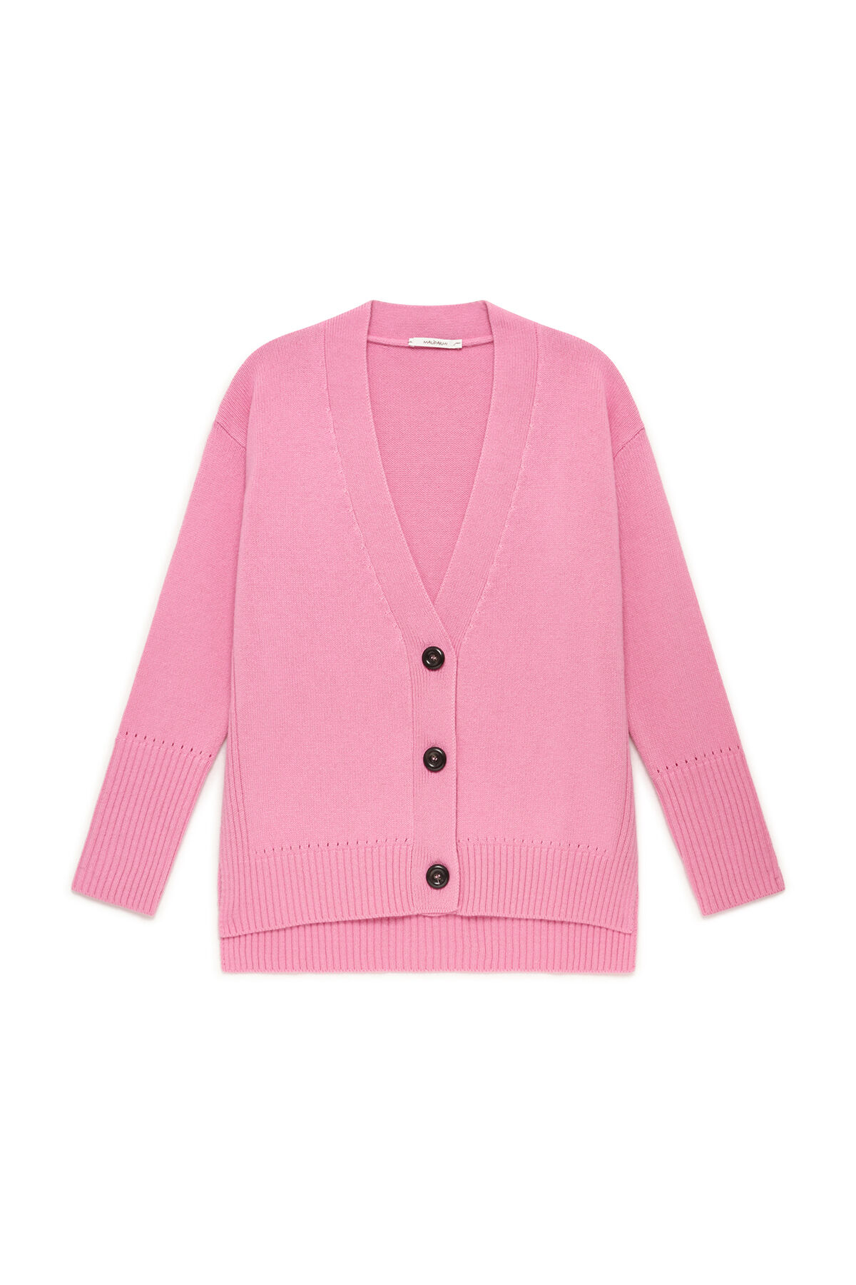 Maliparmi CASHMERE MERINOS CARDIGAN Peony Pink JN371674315 Maliparmi CASHMERE MERINOS CARDIGAN Peony Pink JN371674315