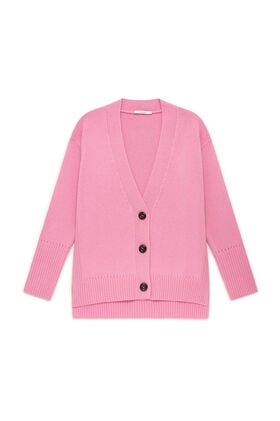 Maliparmi CASHMERE MERINOS CARDIGAN Peony Pink JN371674315 Maliparmi CASHMERE MERINOS CARDIGAN Peony Pink JN371674315