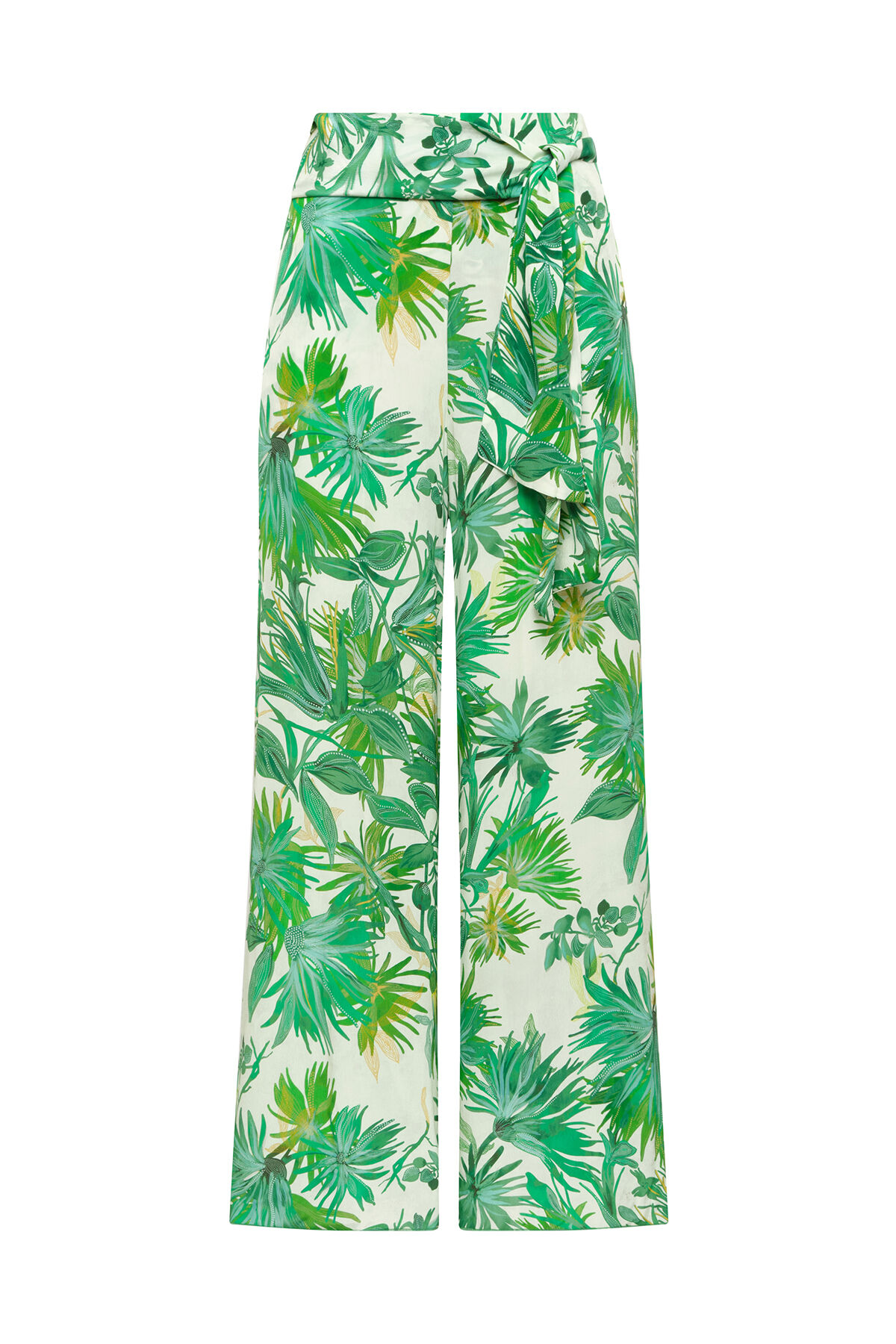 Malìparmi BOTANICAL JUNGLE TROUSERS Green JH806050663