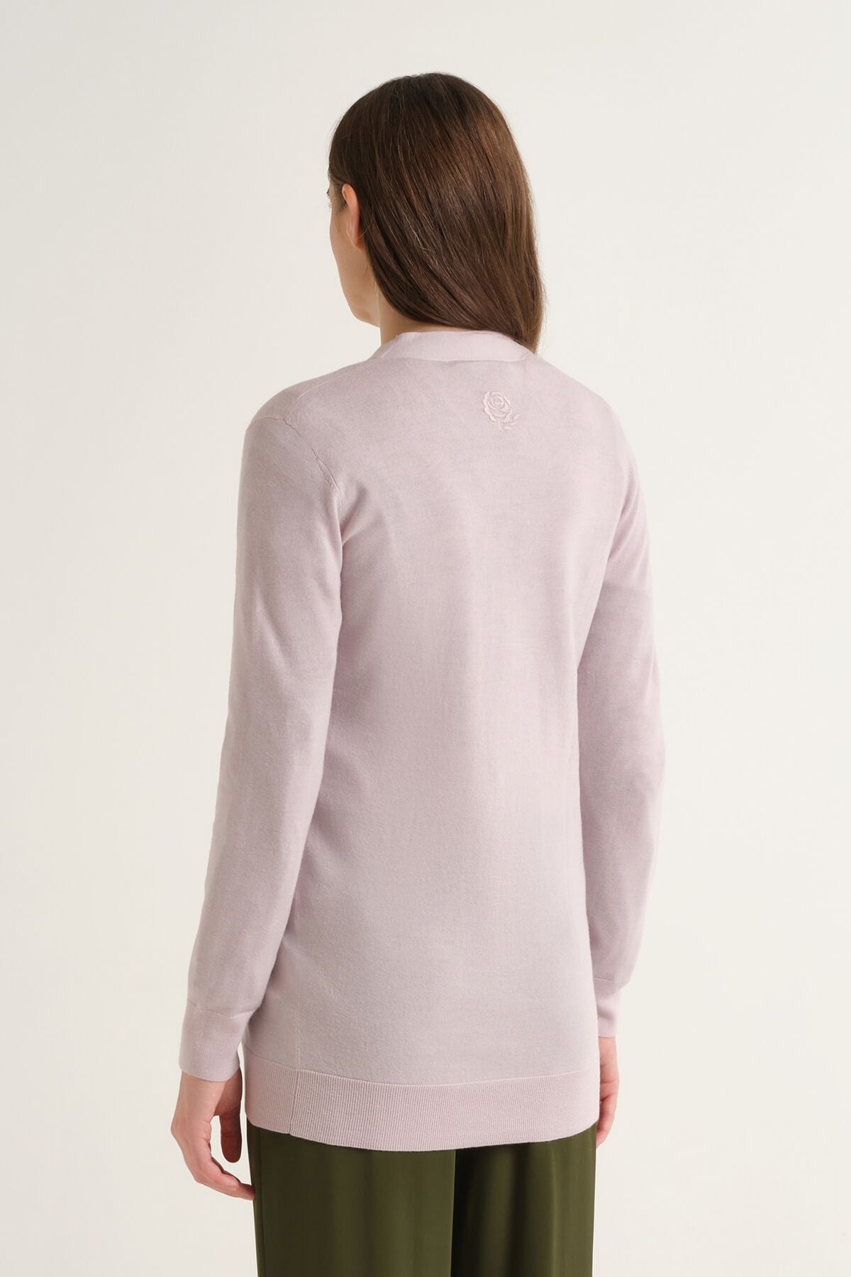 Maliparmi COLOURS OF THE WORLD CARDIGAN Pink Beige JN215474230 Maliparmi COLOURS OF THE WORLD CARDIGAN Pink Beige JN215474230